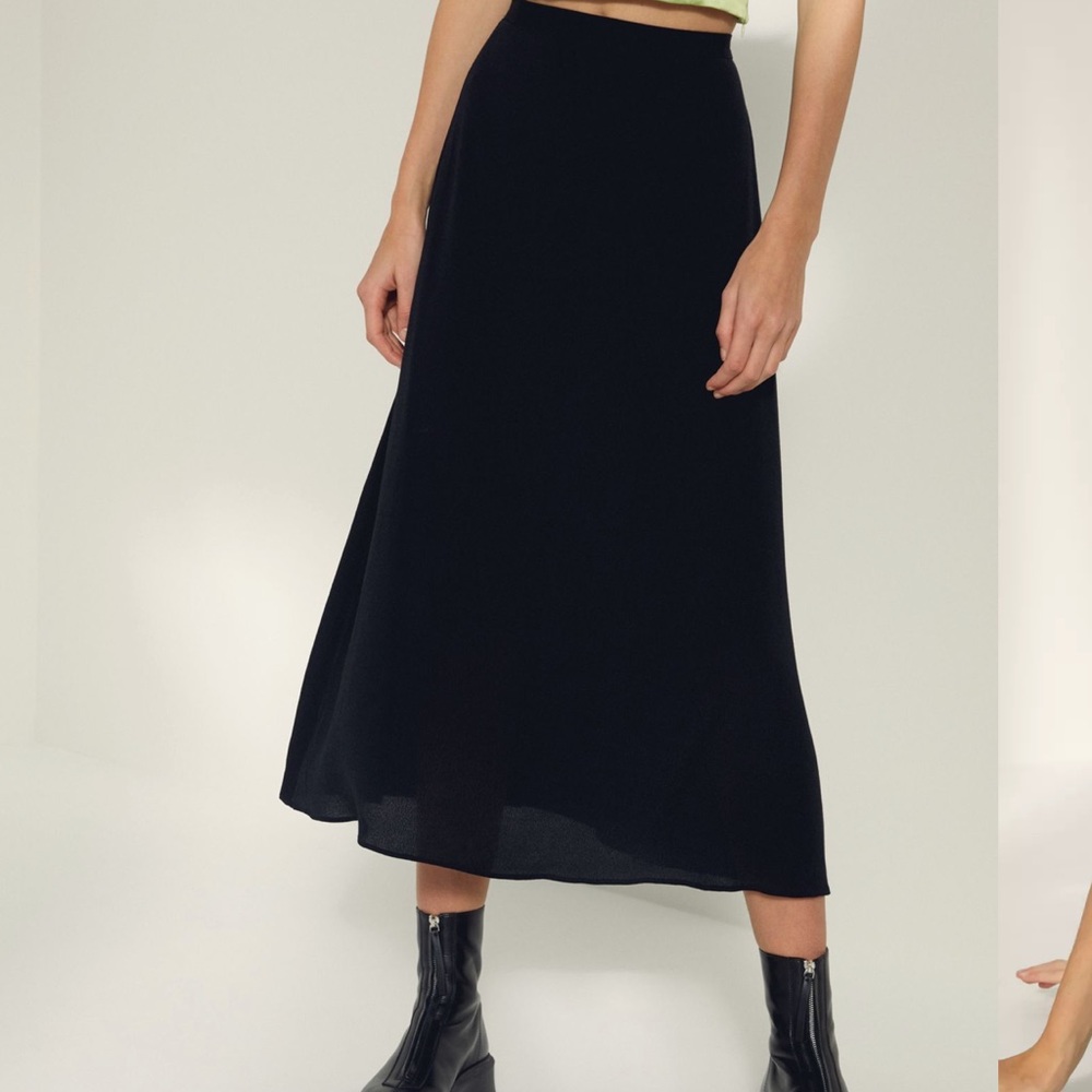 Wilfred Black MIDI Skirt